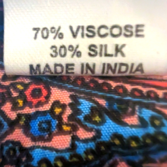 NWOT Handmade Indian Blue Paisley Long Sleeve Romper - Picture 9 of 10